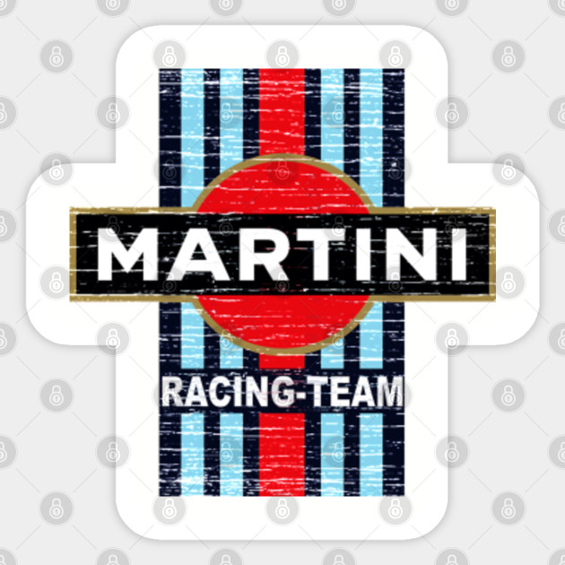 Vintage Martini Racing Vintage Martini Racing Sticker TeePublic
